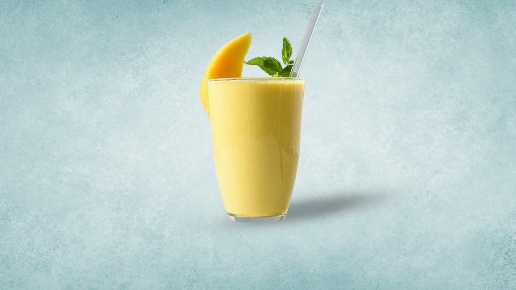 Mango Lassi  · Blended yogurt smooth and seasoned with mango pulp.