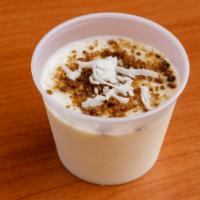 Dalya Pudding · Mastic, Milk, cream, light raw sugar, Egyptian rice, honey