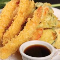 7. Tempura · Tempura fried Shrimp and Vegetables!