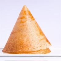 Cone Dosa · Thin, cone-shaped pancake made from fermented batter consisting of lentils and rice, served ...