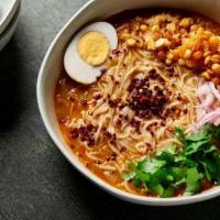Catfish Chowder Noodle Soup (Moh Hinga) · Gluten-free. The national dish of Burma, 