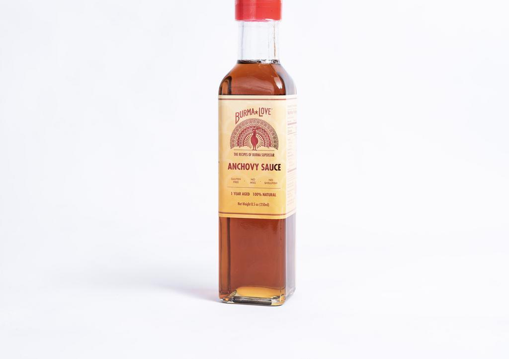 Anchovy Sauce · Fish sauce is the key ingredient to Southeast Asian cooking. A tiny dash imparts depth and deepens flavors in any dish. Our fish sauce is 100% natural and made from wild-caught anchovies and natural sea salt from the Gulf of Thailand.