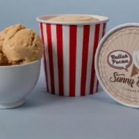 Sunny Day Butter Pecan Ice Cream (Pint) · Our rich, buttery flavored ice cream and bits of butter-roasted pecans are blended to perfec...