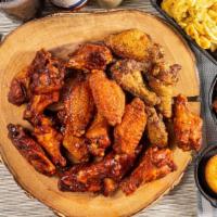 20 Pcs Flavored Chicken Wing Dinner · Two side, med drink and one muffins. Choose your wing flavor and add additional wing flavors...