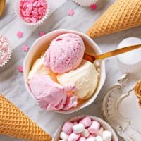 Ice Cream CupCake · Gourmet funfetti cookie cup filled with a scoop of premium vanilla ice cream.