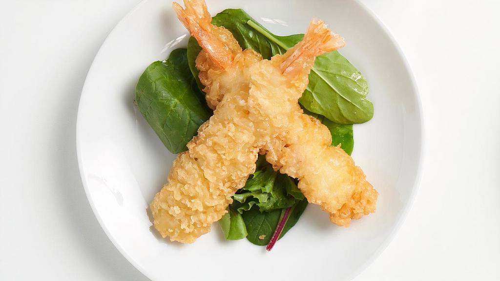 Tempura Shrimp 2pcs · Fried tempura-battered shrimp