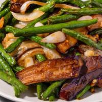 Eggplant with String Beans · 