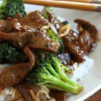Chinese Broccoli Beef & Rice · 