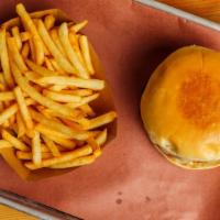 Pit Burger · We smoke a half pound of ground brisket & chuck, top it with gruyere cheese and our house-ma...
