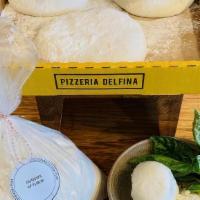 Make at Home Pizza Kit · 3 fresh dough balls, pint of pizza sauce, Fior di Latte mozzarella, shredded mozzarella, fre...