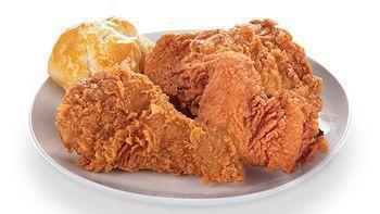 Combo #1 · 3pc dark chicken
1 small side
1 biscuit
1 soda