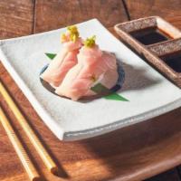 O-Toro nigiri · King of sushi, the fatty Blue-Fin tuna topped on sushi rice