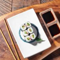 Umi Maso Sushi · Fresh cucumber, shiso leaf with ume(plum)  sauce