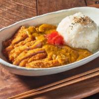 Tonkatsu Curry · Deep-fried pork chop, served with daily cooked curry and rice, topped with japanese pickle, ...