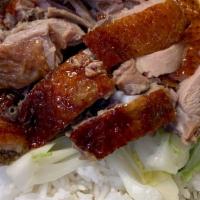 Roasted Duck over Rice · Portion Duck over Rice or Fried Rice