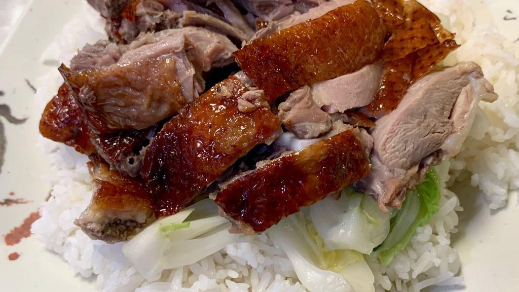 Roasted Duck over Rice · Portion Duck over Rice or Fried Rice