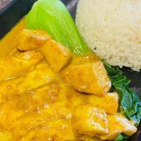 Curry Chicken over Rice · 