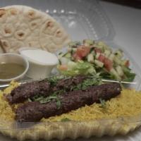 Koobideh Kabob · Made in a combination of Halal Beef and Halal Lamb. This is one of the most popular kabob yo...