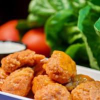 Boneless Wings (30) · Lightly seasoned breaded nuggets, choose one to four sauces and a dip.