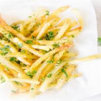 Garlic Fries · Classic Fries tossed with Garlic