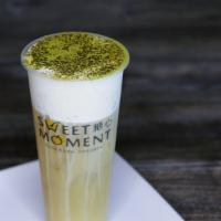 Genmaicha Cheese Green Tea · Cold only.