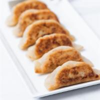The Impossible Potsticker · Gluten-free potstickers filled with Impossible Beef, fresh garlic, and fresh ginger. Pan fri...