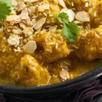 Special Lamb Korma · Nuts, gluten free. Lamb chunks cooked with blend of spices, brown onion, cream and cashew sa...