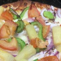 Sweety Pizza Pie · Starts with our signature red sauce, Sweet Garlic, Sweet Red Onions, Bell Peppers, Pineapple...