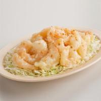 크림 새우/ Cream Seau (Shrimp) / 奶油 虾仁 · DEEP-FRIED SHRIMP IN CREAM SAUCE / PEANUT