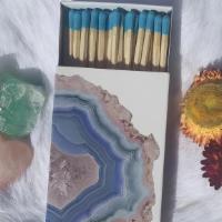 'Geode' Ritual Matchbox · Our matchboxes flaunt unique designs with coordinating match tips. Sweet as a hostess gift, ...