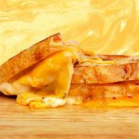 Jalapeno Cheddar Grilled Cheese · Sometimes you just need a kick in the tastebuds. Melty cheddar and pepper jack cheese, spicy...