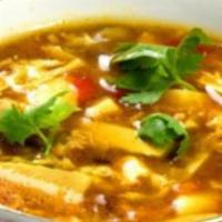 1. Hot & Sour Soup (Vegetarian) / 酸辣湯 · Spicy.