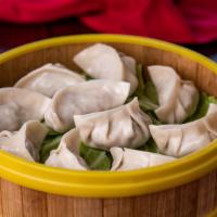 Jjin Man Doo (Hand Made)  찐만두 · Steamed pork dumplings 12 pcs