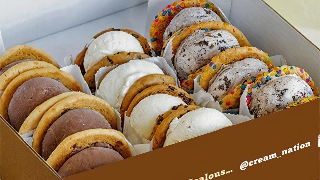 Create Your Own Ice Cream Sandwich · Pick your favorite cookie and ice cream. Dress it up with an additional topping.