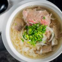 Beef Pho · Gluten free. Choice of up to three meats. Soups are topped with chopped cilantro and onions....