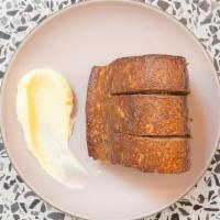 BREAD & BUTTER · country bread, butter, flaky salt