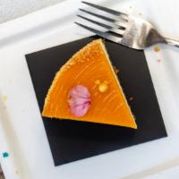 Exotic Cheesecake (6-inch) · Mango and passion fruit on top of a traditional cheesecake base with a vanilla sablé at the ...