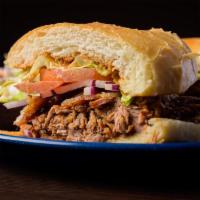 Beef Brisket Club Sandwich · 
