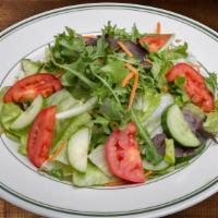 16. Green Salad - سالاد فصل · Lettuce, tomatoes and cucumbers served with your choice of ranch or Italian dressing