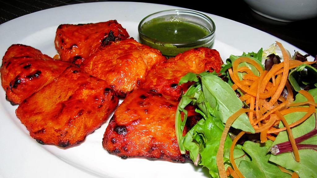 Fish Kabab · Roasted fish cubes marinated in spice.