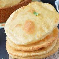 Bathura · Bhatura fluffy deep-fried leavened sourdough bread