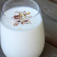 Sweet Lassi · made from yogurt, milk, sugar, and flavored with cardamom