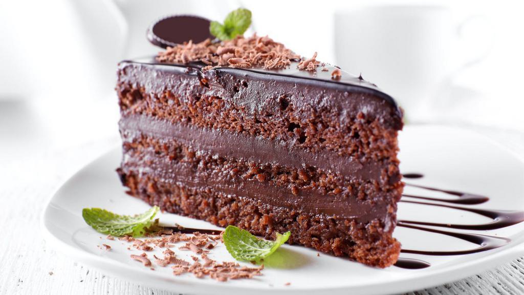Chocolate Cake · Classic airy chocolate cake.