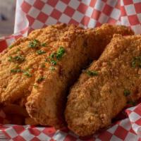 Fish N' Chips · Deep fried fish with Chips