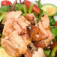 Garden Salads with Crab meat · 