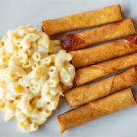 Mac Lumpia (6 Pork) · A single serving of our signature Mac & Cheese served with 6 pieces of our very own homemade...