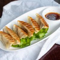 Gyoza (6) · Pork and Vegetable Potstickers.
