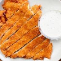 Side Chicken · 5 oz fried and sliced breast with house ranch