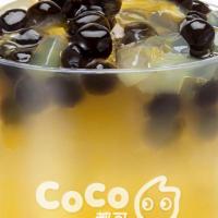 Tropical Special · Passion Fruit Green Tea with Pearls and Coconut Jelly