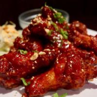 15. Spicy Fried Chicken Wings · Korean style deep fried chicken wings in spicy and tangy sauce and peanuts. If you are aller...